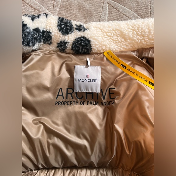 Moncler x Palm Angels Shearling Puffer - Picture 6 of 9